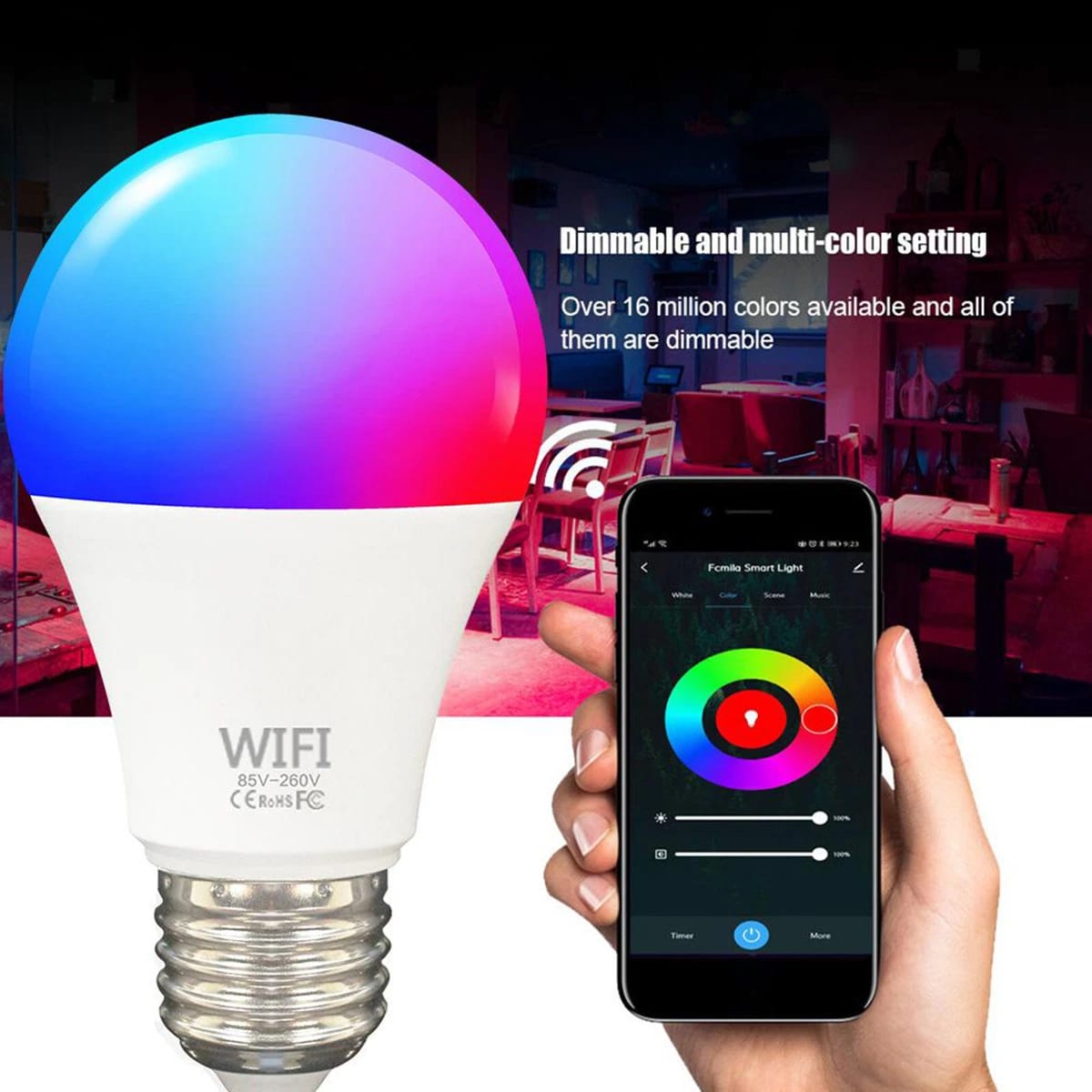 WiFi RGB Smart Bulbs